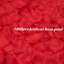 Heart Shaped LED Tea Lights with Rose Petals artificial petals for romantic decor, wedding aisles, and Valentine's Day surprises.