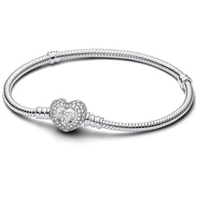 Silver Zircon Heart Love Bracelet Charm heart charm for bracelet personalization, meaningful gift giving, and daily accessory styling.