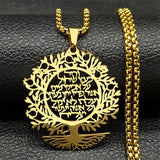 Hebrew Tree of Life necklace pendant for meaningful gifting, spiritual styling, and daily wear.