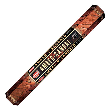 Hem Amber Sandal Incense Sticks