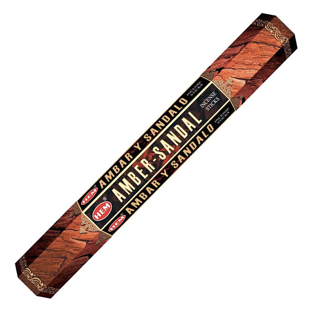 Hem Amber Sandal Incense Sticks