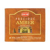 HEM Precious Amber Incense Cones