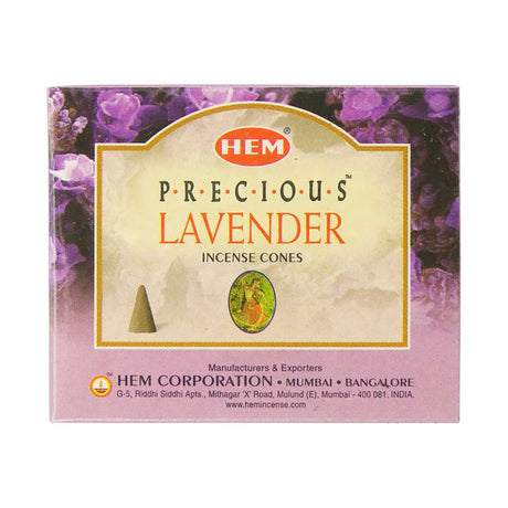 HEM Precious Lavender Incense Cones