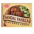 Hem Sandal-Vanilla Incense Cones