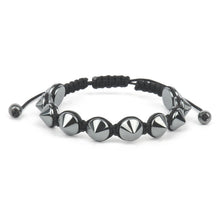 Hematite magnetic stretch jewelry bracelet unisex style for easy daily wear, travel use, and comfortable fashion accessorizing.
