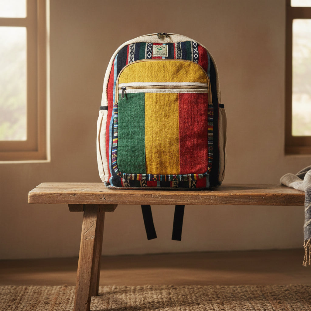 HEMP Rasta Color Backpack