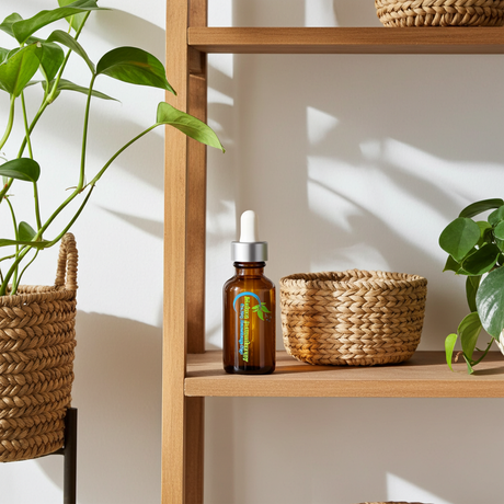 Hemp Seed Carrier Oil bottle for skin moisturizing, massage blending, and daily body care.