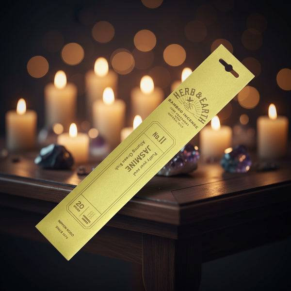 Herb & Earth Jasmine Bamboo Incense Sticks (Nippon Kodo)