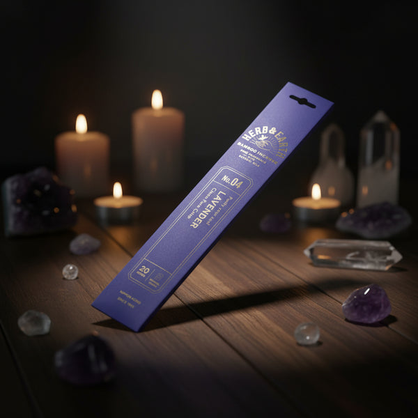 Herb & Earth Lavender Bamboo Incense Sticks (Nippon Kodo)