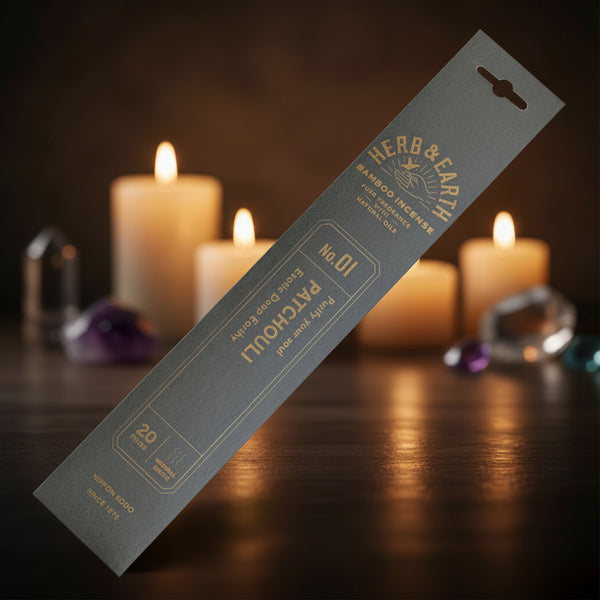 Herb & Earth Patchouli Bamboo Incense Sticks (Nippon Kodo)