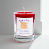 Herbal Filled Soy Votive Candle Seduction candle for romance rituals, mood setting, and intention-focused spiritual practice.