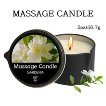 Herbal massage candle with essential oils in a scented wax jar for nourishing massage, calming rituals, and skin-softening care.