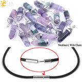 Hexagon fluorite necklace pendant for spiritual practice, energy balancing, and everyday jewelry styling.