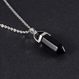 Hexagonal Chakra Healing Crystal Pendant for meditation, gifting, and crystal jewelry.