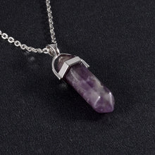 Hexagonal Chakra Healing Crystal Pendant for meditation, gifting, and crystal jewelry.