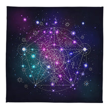 Hexagram Tarot & Oracle Card Altar Cloth altar fabric for tarot reading sessions, oracle guidance, and ritual practice.