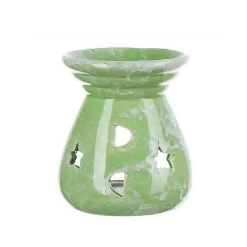 HEYYES Ceramic Aromatherapy Burner ceramic aroma burner for creating a soothing scent experience in home and spa environments.