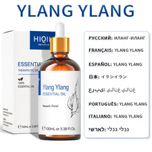 HIQILI 100ml essential oils set in bottles for spa treatments, diffuser use, and creating a peaceful home atmosphere.