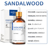 HIQILI essential oils multi scent set with 100ml bottles for humidifier use, aromatherapy, and freshening indoor spaces.