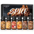 HIQILI Spice Fragrance Oils Gift Set bottle set for aromatherapy, candle making, soap making, and home fragrance use.