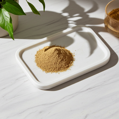 Palo Santo holy wood powder 1/2oz bag for incense making, altar work, and energy cleansing rituals.
