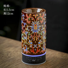 Home electric incense burner with adjustable heat control for warming incense resin and enhancing aromatherapy sessions.