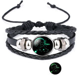 Horoscope Constellation Glow Bracelet wrist bracelet for zodiac-inspired outfits, nighttime fashion, and spiritual gift use.