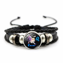 Horoscope leather charm bracelet in zodiac style for spiritual-inspired fashion, everyday wear, and thoughtful gifting.
