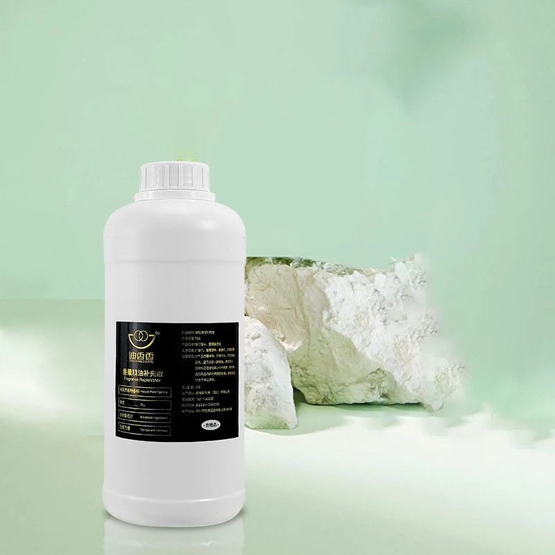 Hotel aroma diffuser refill oil 1000ml bottle for refilling aroma diffusers, freshening interior spaces, and creating a luxury hospitality scent.