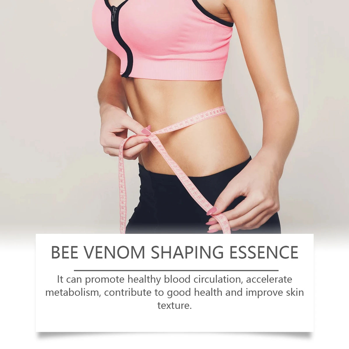 Hoygi Bee Venom anti-cellulite massage oil for body massage, smoothing skin texture, and targeted daily body care.