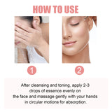 Hoygi glowing niacinamide face serum bottle for supporting a more even skin tone and boosting natural-looking radiance.