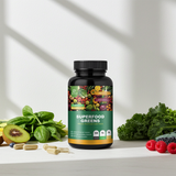 Capsules de superaliments verts biologiques 