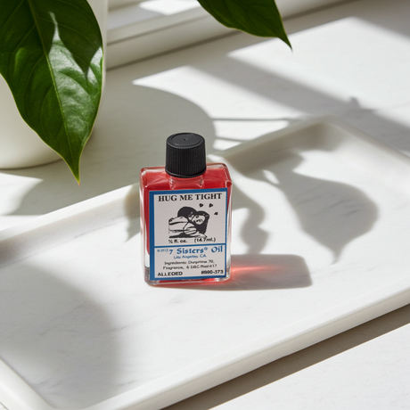 Hug Me Tight Wish Oil ritual oil bottle for love drawing, emotional closeness, and romantic intention setting.
