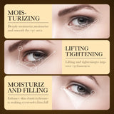 Hyaluronic Acid eye cream for minimizing dark circles, soothing puffiness, and moisturizing the eye area.