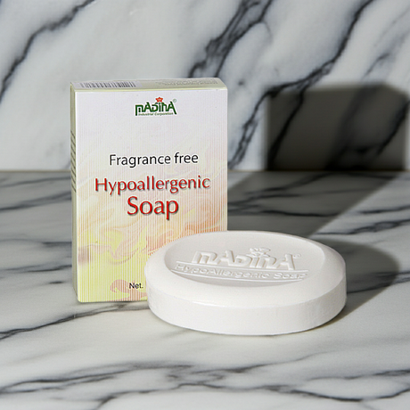 Hypoallergenic cleansing bar soap for daily washing, skincare, and regular bath use.
