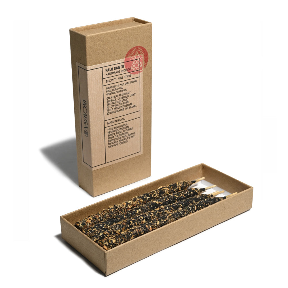 Incausa Artisanal Breu Resin Palo Santo Blend Incense Sticks, alternate view