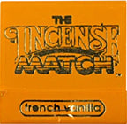 Incense Matches - French Vanilla fragrance