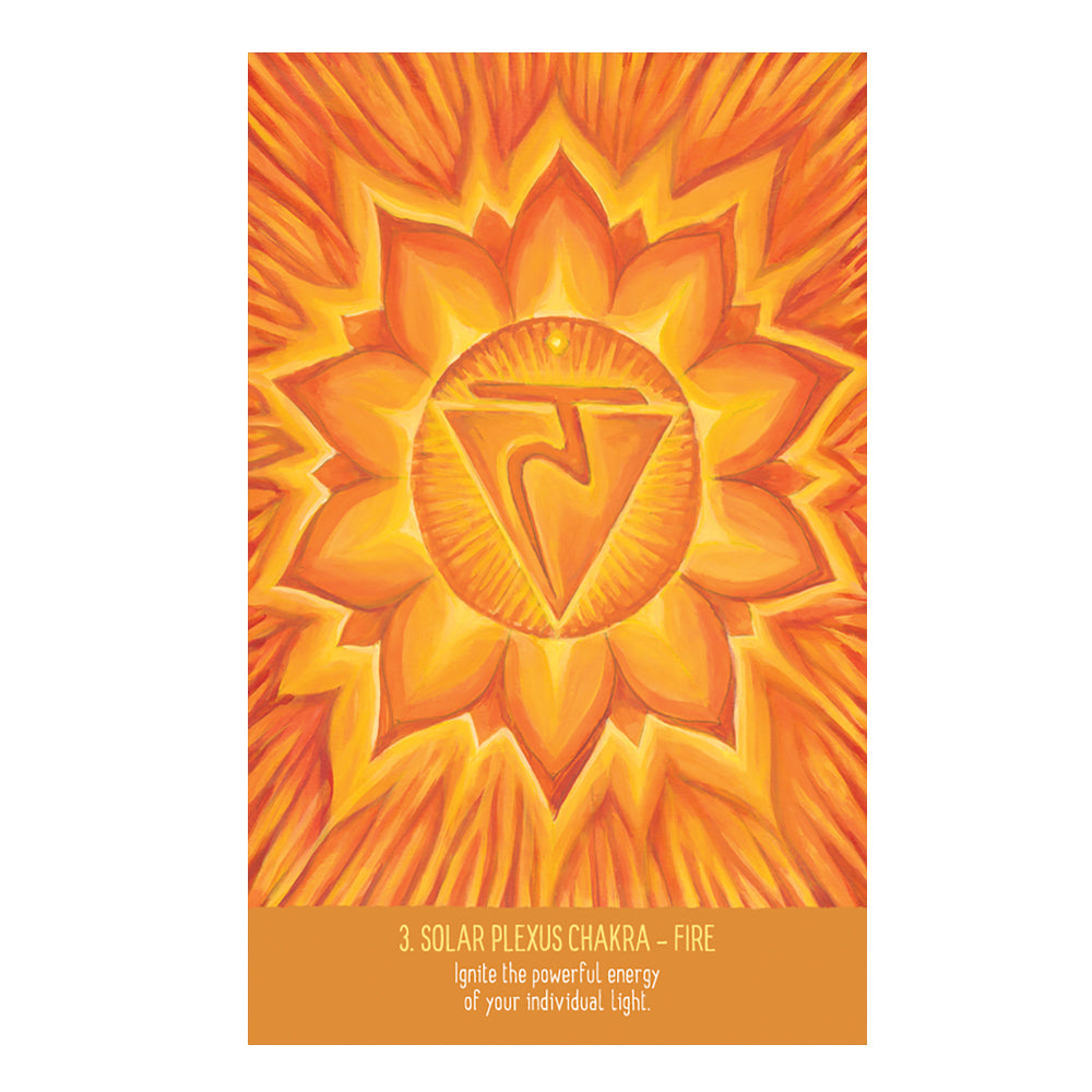 Infinite Wisdom of the Chakras Oracle Deck - sample card