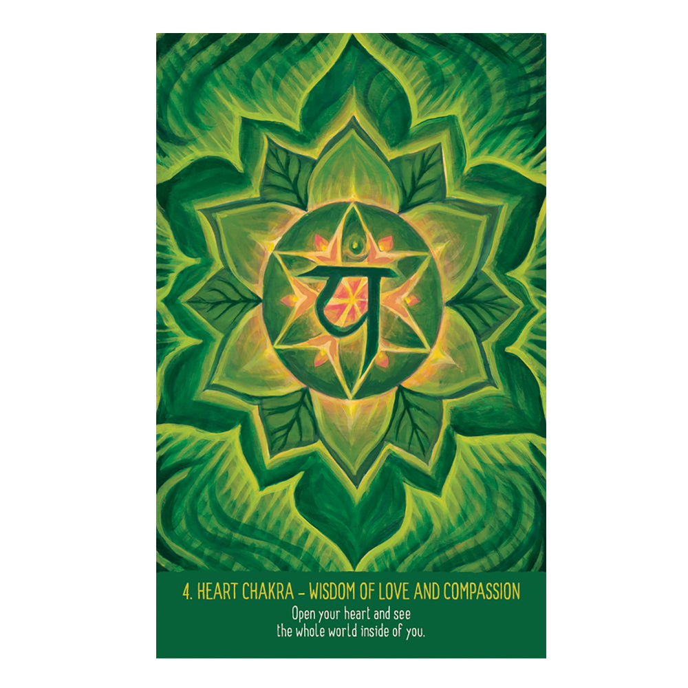 Infinite Wisdom of the Chakras Oracle Deck - sample card