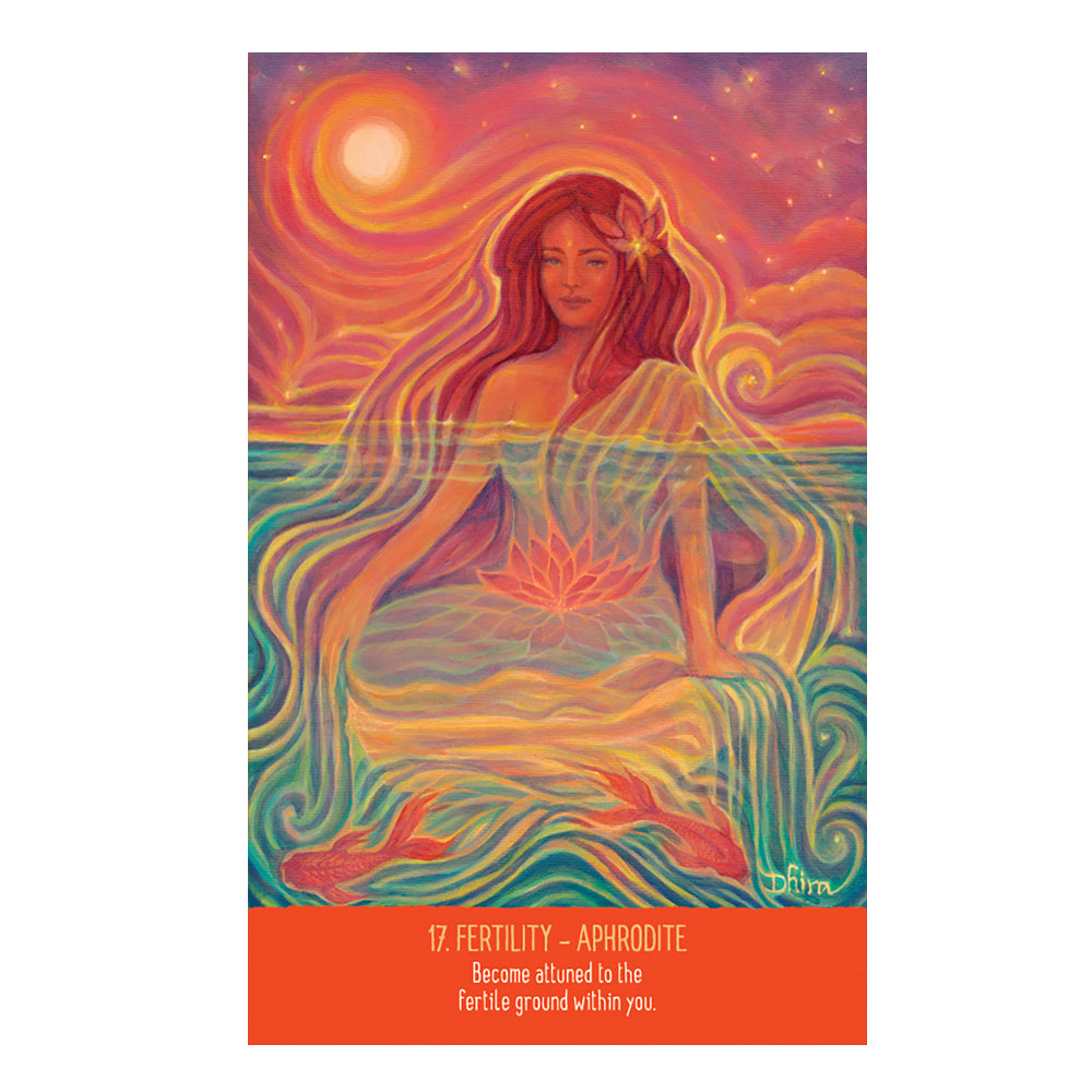 Infinite Wisdom of the Chakras Oracle Deck - sample card