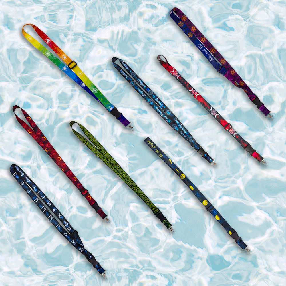 Inspirational Adjustable Lanyard - brand logo
