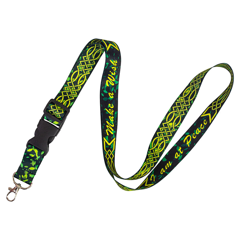 Inspirational Adjustable Lanyard - Celtic design