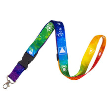 Inspirational Adjustable Lanyard - Chakra design