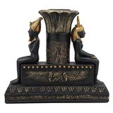 Isis and Osiris Pillar Candle Holder