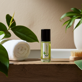 Jaguar Body Oil bottle for moisturizing skin, softening dry areas, and daily body care.