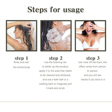 Jaysuing Bamboo Charcoal Whitening Soap three-step usage instructions on white background.