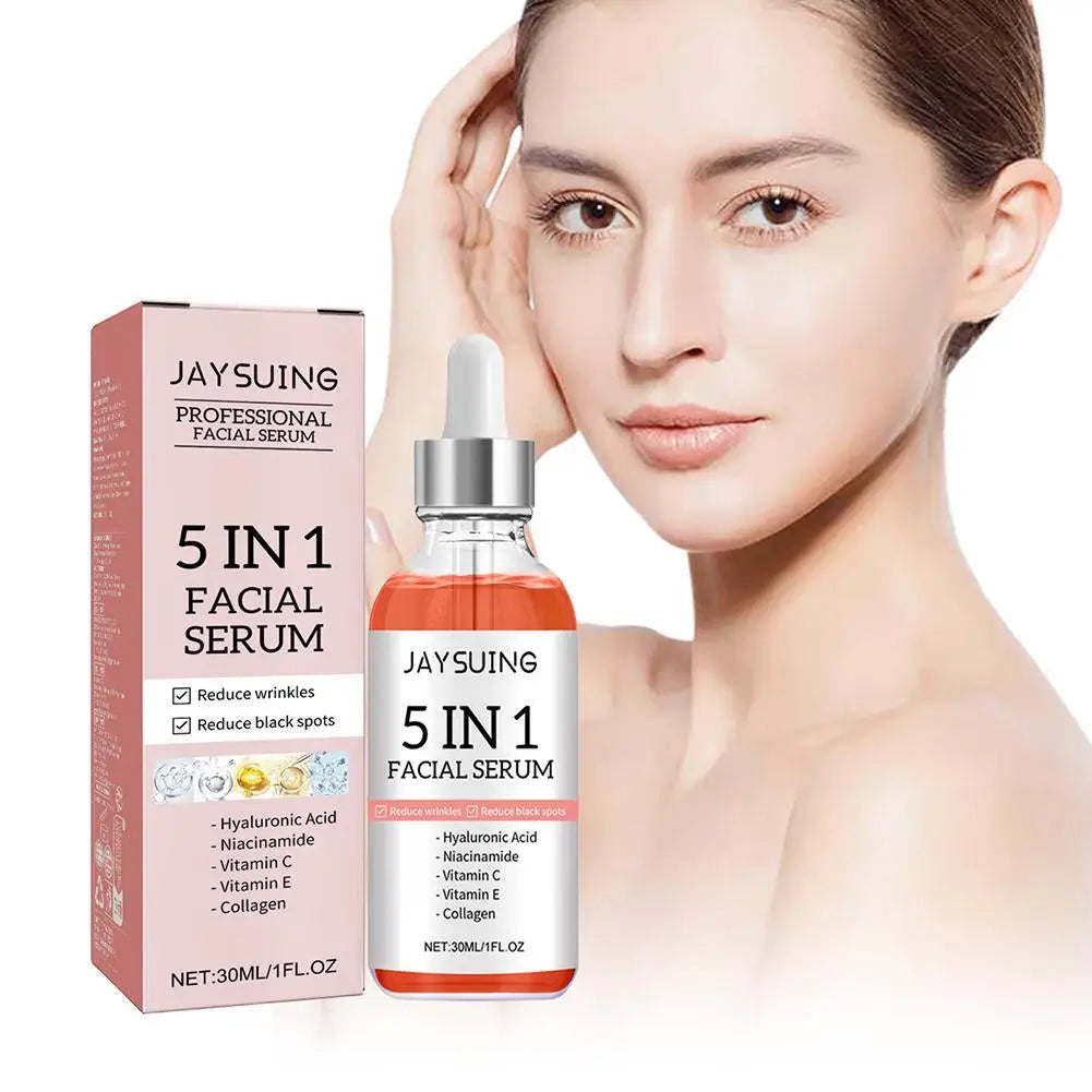 Jaysuing Hyaluronic Acid face serum for deep hydration, minimizing the look of pores, and smoothing facial skin.