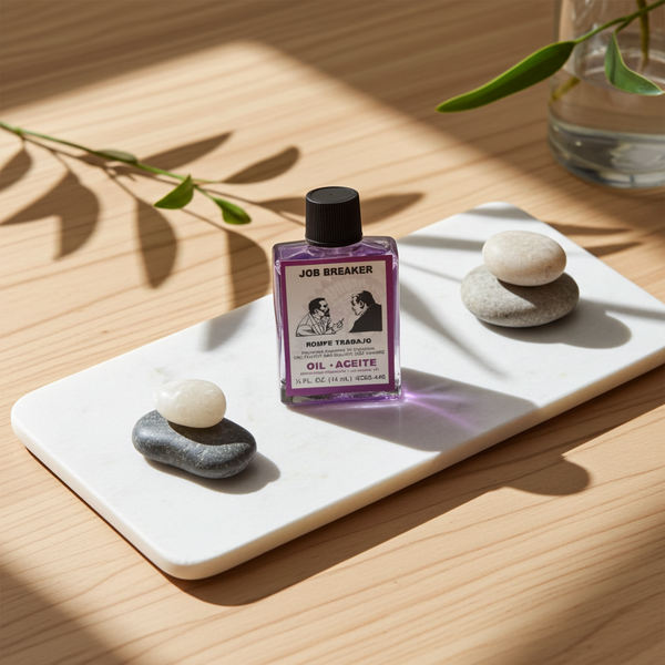Job Breaker Wish Oil bottle for spiritual work, wish fulfillment, and intention-setting rituals.