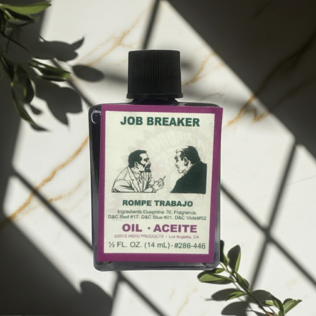 Job Breaker Wish Oil spiritual oil bottle for wish fulfillment, focused prayer, and altar practice.