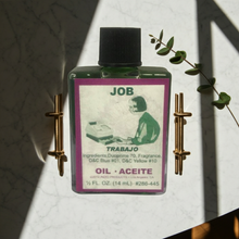Job Wish Oil spiritual oil bottle for career luck, job-seeking practice, and success-focused candle dressing.